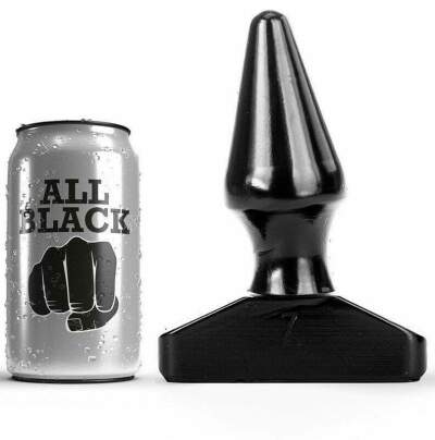DML-D-221852-ALL BLACK - PLUG ANAL 16 CM