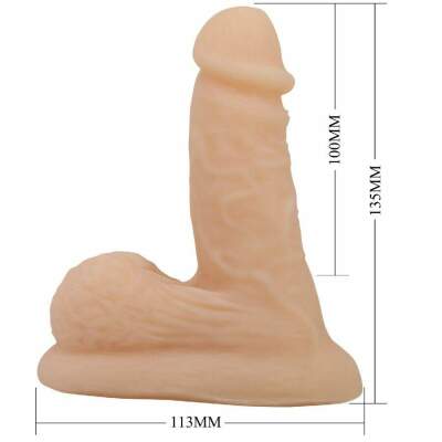 PRETTY LOVE - WILDON ULTRA REALISTIC AND ELASTIC DILDO 10 CM NATURAL