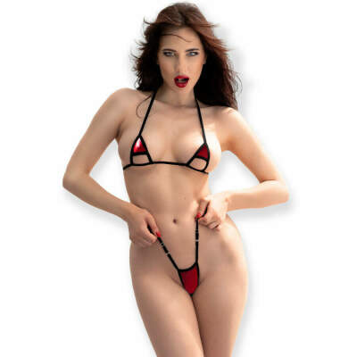 DML-D-239037-CHILIROSE - CR 4603 BIKINI RED S/M