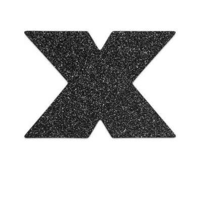 DML-D-197948-BIJOUX - INDISCRETS FLASH CROSS BLACK NIPPLE CAPS