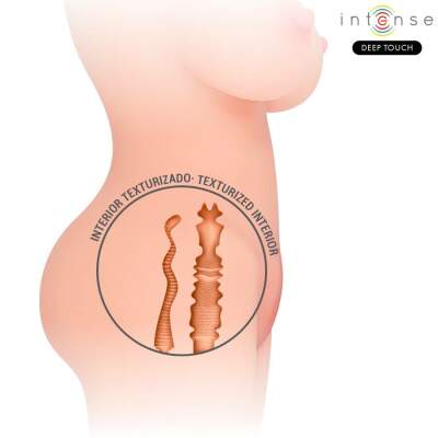 INTENSE DEEP TOUCH - JESSE TORSO DOUBLE VAGINA & ANO MASTURBATOR