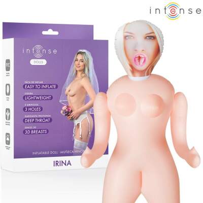 DML-D-244838-INTENSE DOLLS - IRINA INFLATABLE DOLL WITH THREE ORIFICES