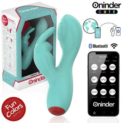 ONINDER CUTE - LOVE BUNNY G-SPOT CLITORAL VIBRATOR - FREE WORLDWIDE APP