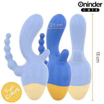 ONINDER CUTE - LOVE 3 SOME TRIPLE VIBRATOR - FREE WORLDWIDE APP