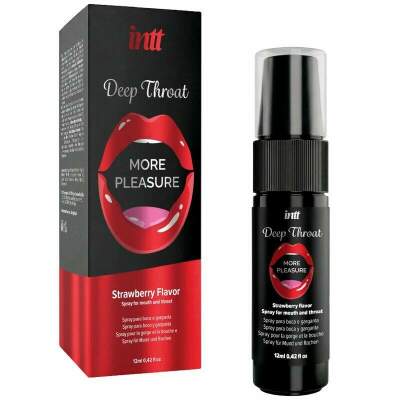 INTT - DEEP THROAT MORE PLEASURE ORAL SPRAY STRAWBERRY FLAVOR
