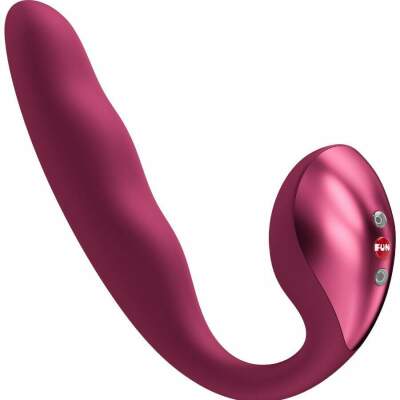 FUN FACTORY - ALLEGRO INSERTABLE DOUBLE AIR PULSE VIBRATOR WINE RED