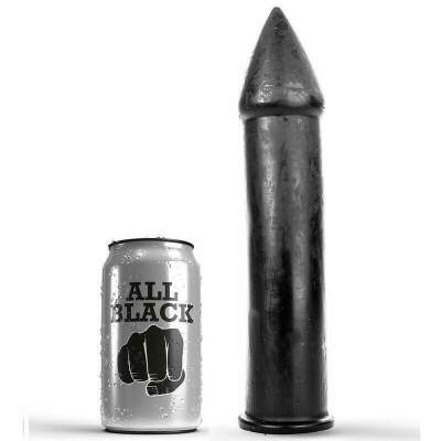 DML-D-222807-ALL BLACK - DILDO 24 CM