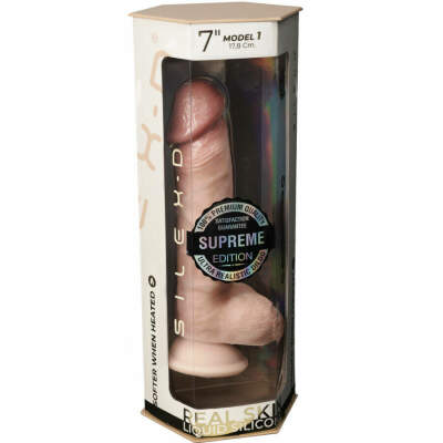 SILEXD - PREMIUM THERMOREACTIVE SILICONE REALISTIC PENIS 17.8 CM