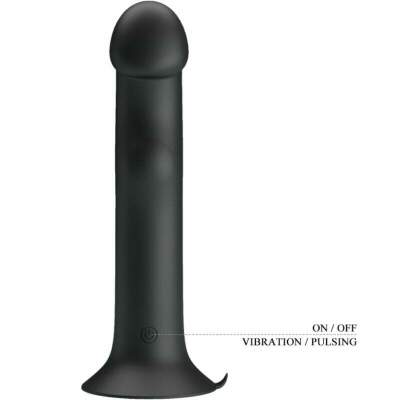 PRETTY LOVE - MURRAY BLACK CLITORAL VIBRATOR AND SUCKER