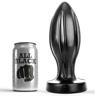 DML-D-222817-ALL BLACK - ANAL PLUG 21 CM
