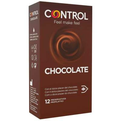 DML-D-194284-CONTROL - ADAPTA CHOCOLATE CONDOMS 12 UNITS