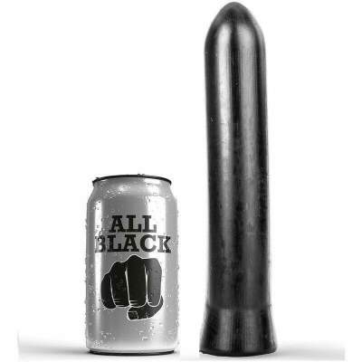 DML-D-216233-ALL BLACK - DILDO 22 CM