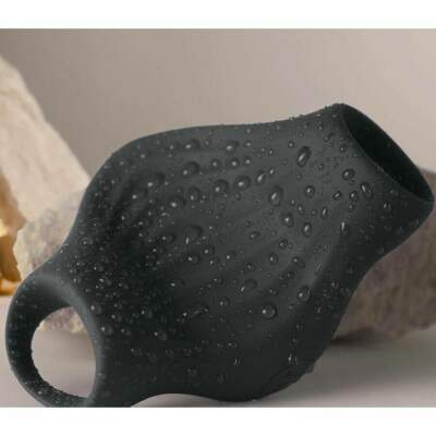 ROCKS- OFF - PALM BLACK FLEXIBLE VIBRATOR MASTURBATOR