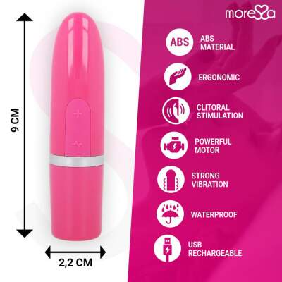 MORESSA - IVY VIBRATOR STIMULATOR TRAVEL PINK