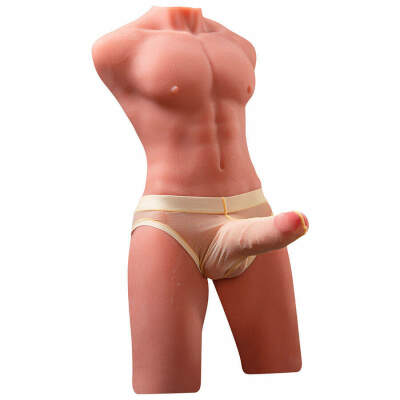 XISE - JASON HALF BODY REALISTIC MALE TORSO WITH THRUSTING AND VIBRATION 55 CM