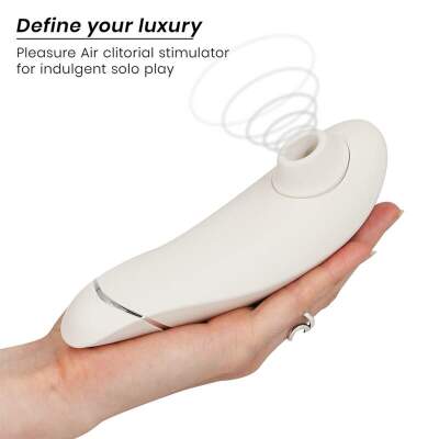 WOMANIZER - PREMIUM 2 CLITORAL STIMULATOR WARM GRAY