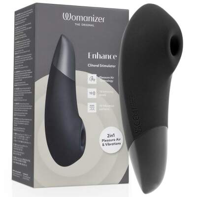 WOMANIZER - ENHANCE CLITORIAL STIMULATOR BLACK