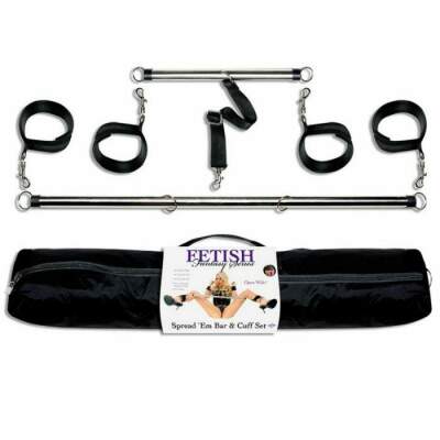 DML-PD3716-00-FETISH FANTASY SERIES - SERIES SPREAD EM BAR AND CUFF SET