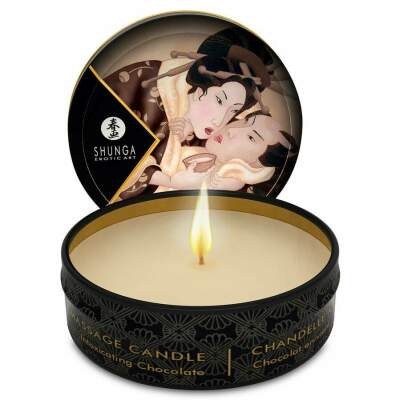 DML-D-202763-SHUNGA - MINI CARESS BY CANDELIGHT CHOCOLATE MASSAGE CANDLE 30 ML