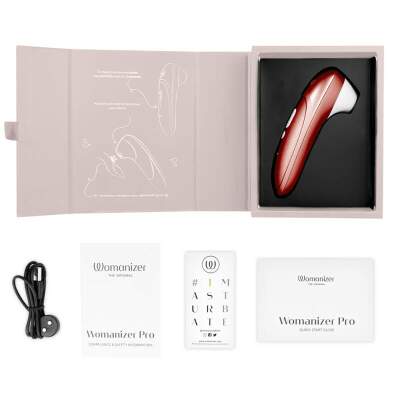 WOMANIZER - PRO VIBRANT CLITORAL STIMULATOR BURGUNDY