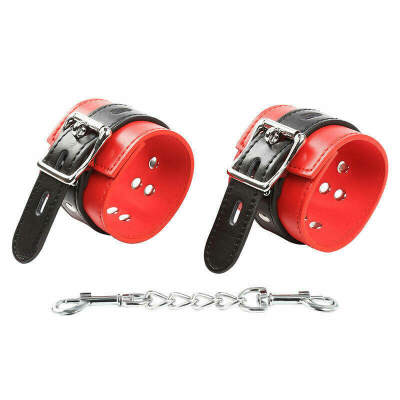 DML-D-230103-OHMAMA FETISH - LOCKING/BUCKLING WRIST RESTRAINTS
