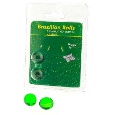 DML-D-232602-TALOKA - 2 BRAZILIAN BALLS MINT INTIMATE GEL