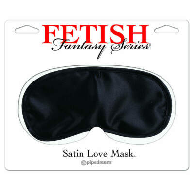 DML-PD3903-23-FETISH FANTASY SERIES - SATIN LOVE MASK BLACK