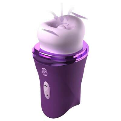 FANTASY FOR HER - LUSH KISS PLUSH PURPLE SUCTION & LICKING CLITORAL STIMULATOR
