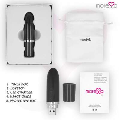 MORESSA - IVY VIBRATOR STIMULATOR TRAVEL BLACK
