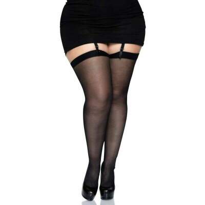 DML-1001Q-LEG AVENUE - BLACK TIGHTS PLUS