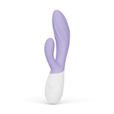LELO - INA TWIST DOUBLE VIBRATOR RABBIT FOR G-SPOT AND CLITORIS LAVENDER