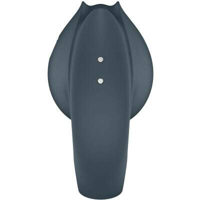 SATISFYER - PERFECT PAIR 2 MULTIVIBRATOR 2 IN 1 PENIS RING AND FINGER STIMULATOR GREY