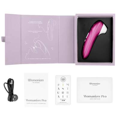 WOMANIZER - PRO VIBRANT CLITORAL STIMULATOR PINK