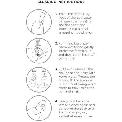 KING COCK - REALISTIC DILDO UNCUT FLESH 23 CM