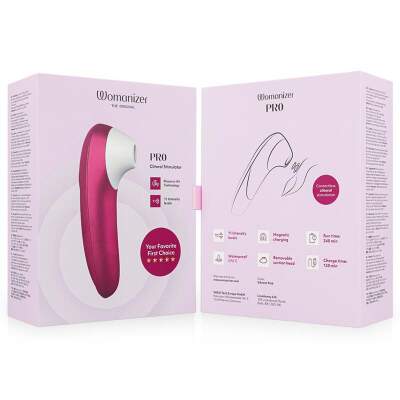 WOMANIZER - PRO VIBRANT CLITORAL STIMULATOR PINK