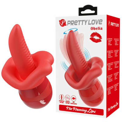 PRETTY LOVE - OBELIA MASTURBATOR TONGUE VIBRATOR WITH ORBITAL MOTION