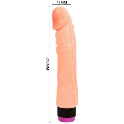 BAILE - NATURAL FLEXIBLE REALISTIC VIBRATOR 24 CM