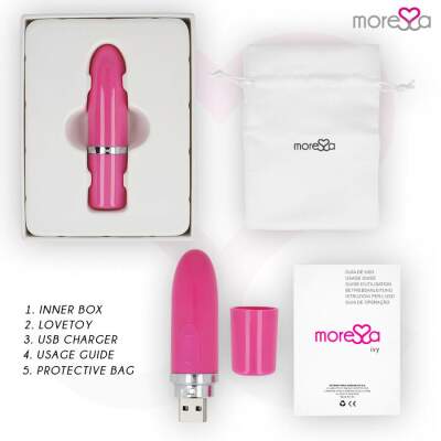 MORESSA - IVY VIBRATOR STIMULATOR TRAVEL PINK