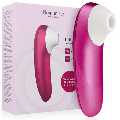 WOMANIZER - PRO VIBRANT CLITORAL STIMULATOR PINK