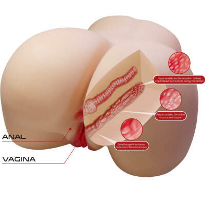 CRAZY BULL - JULIA REALISTIC FEMALE BUTT VAGINA AND ANAL 11 KG