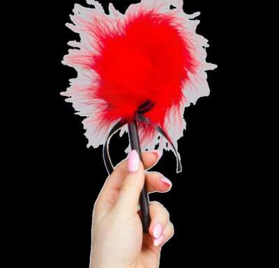 DML-D-216321-SECRETPLAY - RED MARABOU DUSTER