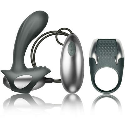 DML-D-244503-CLIMAXIMUM - EXCITE KIT COCK RING + WIRE PROSTATE MASSAGER