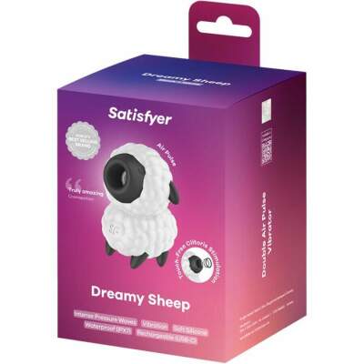 SATISFYER - DREAMY SHEEP VIBRATOR & AIR PULSE STIMULATOR