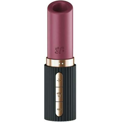 SATISFYER - PRO 2 KISS WAVE CLITORIS STIMULATOR GARNET / BLACK