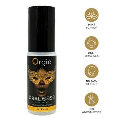 ORGIE - ORAL EASE MOUTH AND THROAT SPRAY MINT 50 ML