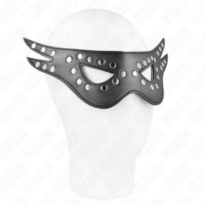 DML-D-240916-KINK - SEXY LEATHERETTE MASK MODEL 1 27 x 13 CM