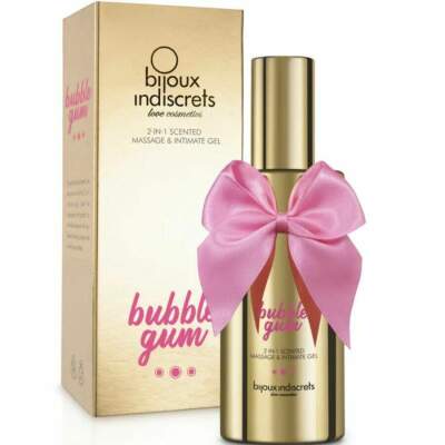 DML-D-218842-BIJOUX - BUBBLE GUM 2&middot;IN&middot;1 SCENTED MASSAGE & INTIMATE GEL 100 ML