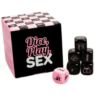 DML-D-232389-SECRETPLAY - DICE, PLAY, SEX JUEGO DE DADOS (ES/EN/DE/FR/NL/PT/IT)