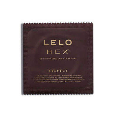DML-D-215962-LELO HEX CONDOMS RESPECT XL 3 PACK