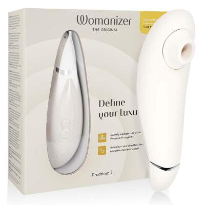 DML-D-235673-WOMANIZER - PREMIUM 2 CLITORAL STIMULATOR WARM GRAY